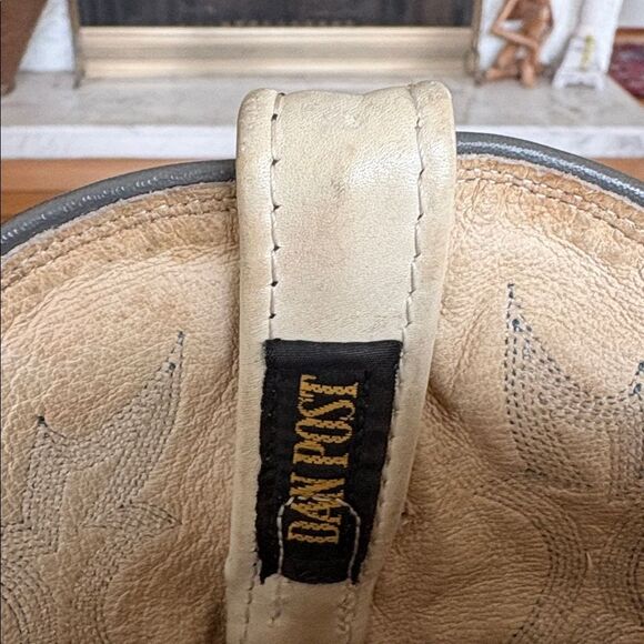 Dan Post Made in USA Leather Cowboy Boots Vintage 1980s - Picture 11 of 14